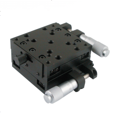 Manual XY Slide Table High Accuracy Cross Roller Sliding Stage Large Load Capacity for Optical Equipments